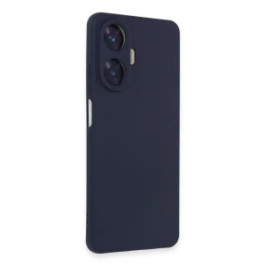 Realme C55 Kılıf Nano içi Kadife Silikon - Mor