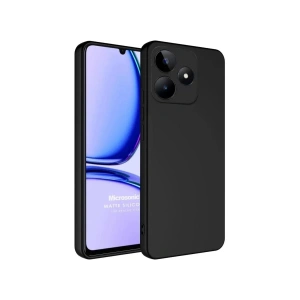 Realme C61 Kılıf First Silikon - Siyah