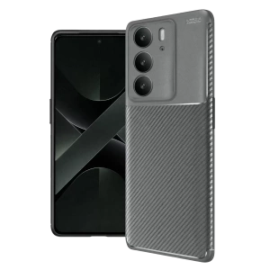 Realme C75 4G Auto Focus Karbon Kapak - Gri