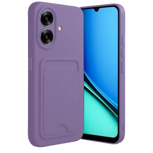 Realme Note 60 Kelvin Kartvizitli Silikon - Lila