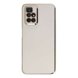 Redmi 10 2022 Kılıf Volet Silikon - Beyaz