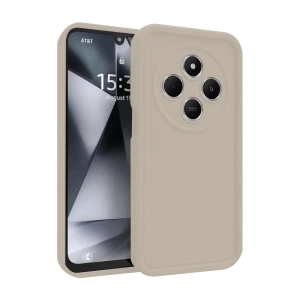 Redmi 14C Kılıf Viera Silikon - Krem