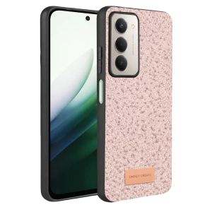 Redmi 15 4G Bright Simli Kapak - Pembe