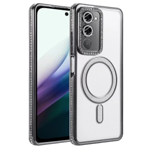 Redmi 15 4G Joke Simli Magneticsafe Kılıf - Siyah