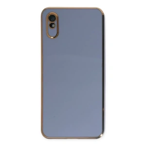 Redmi 9A Kılıf Volet Silikon - Mavi