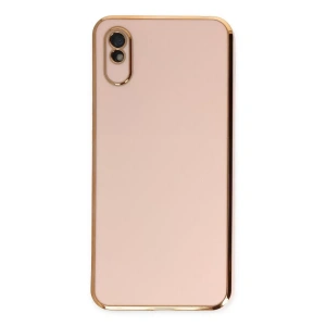 Redmi 9A Kılıf Volet Silikon - Pembe