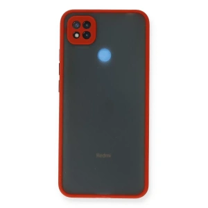 Redmi 9C Kılıf Montreal Silikon Kapak - Kırmızı