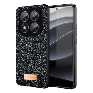 Redmi Note 14 Pro 5G Bright Simli Kapak - Siyah