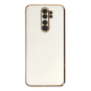 Redmi Note 8 Pro Kılıf Volet Silikon - Beyaz