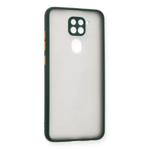 Redmi Note 9 Kılıf Montreal Silikon Kapak - Yeşil