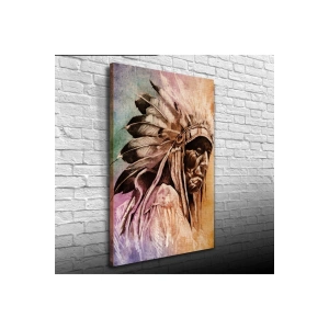 Redskin Kızılderili Canvas Tablo (50x70)