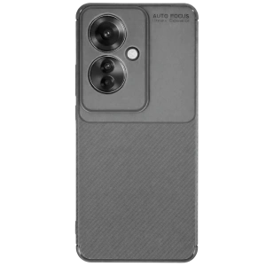 Reno 11F Kılıf Auto Focus Karbon Kapak - Gri