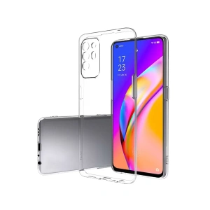 Reno 5 Lite Kılıf Lüx Şeffaf Silikon
