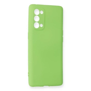 Reno 5 Pro Kılıf First Silikon - Yeşil