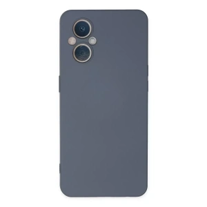 Reno 7 Lite Kılıf Nano içi Kadife Silikon - Gri