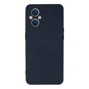 Reno 7 Lite Kılıf Nano içi Kadife Silikon - Lacivert