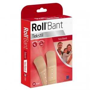 Roll Bant Tekstil Yara Bandı 20li
