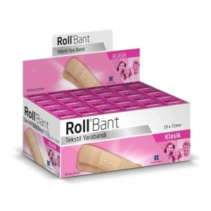 Roll Bant Tekstil Yarabandı 30 Kutu 10luk