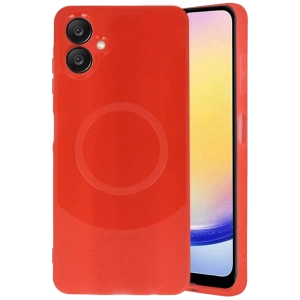 Samsung A06 Kılıf Maya Karbon Kapak - Kırmızı