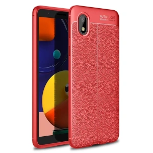 Samsung Galaxy A01 Core Kılıf Auto Focus Kapak - Kırmızı