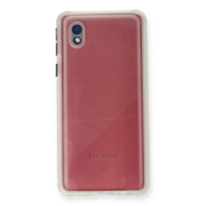 Samsung Galaxy A01 Core Kılıf Miami Şeffaf Silikon - Şeffaf
