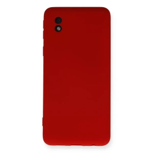 Samsung Galaxy A01 Core Kılıf Nano içi Kadife Silikon - Kırmızı