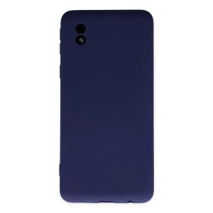 Samsung Galaxy A01 Core Kılıf Nano içi Kadife Silikon - Lacivert