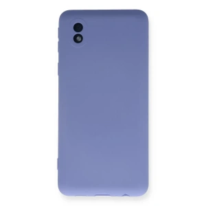 Samsung Galaxy A01 Core Kılıf Nano içi Kadife Silikon - Lila