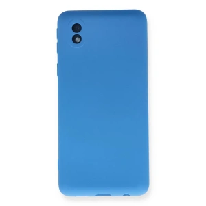 Samsung Galaxy A01 Core Kılıf Nano içi Kadife Silikon - Mavi