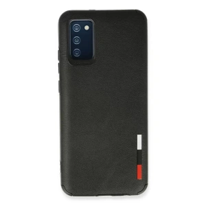 Samsung Galaxy A02S Kılıf Loop Deri Silikon - Siyah