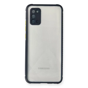 Samsung Galaxy A02S Kılıf Miami Şeffaf Silikon - Lacivert