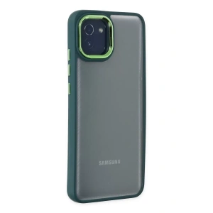 Samsung Galaxy A03 Kılıf Dora Kapak - Haki Yeşil