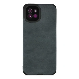 Samsung Galaxy A03 Kılıf Loop Deri Silikon - Lacivert