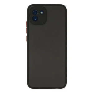 Samsung Galaxy A03 Kılıf Montreal Silikon Kapak - Siyah