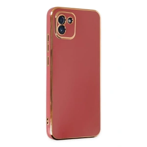 Samsung Galaxy A03 Kılıf Volet Silikon - Kırmızı