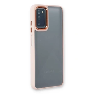 Samsung Galaxy A03S Kılıf Dora Kapak - Pudra