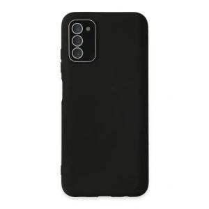 Samsung Galaxy A03S Kılıf Lansman Glass Kapak - Siyah