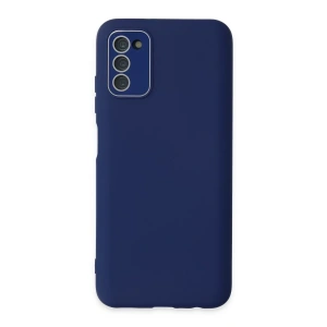 Samsung Galaxy A03S Kılıf Lansman Glass Kapak - Sky Blue