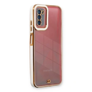 Samsung Galaxy A03S Kılıf Liva Lens Silikon - Beyaz