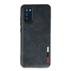 Samsung Galaxy A03S Kılıf Loop Deri Silikon - Lacivert