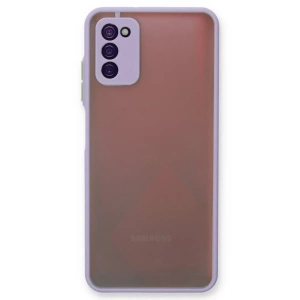 Samsung Galaxy A03S Kılıf Montreal Silikon Kapak - Mor
