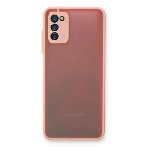 Samsung Galaxy A03S Kılıf Montreal Silikon Kapak - Pembe