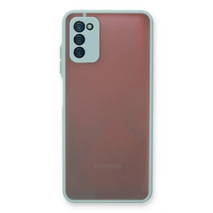 Samsung Galaxy A03S Kılıf Montreal Silikon Kapak - Turkuaz
