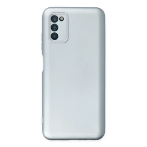 Samsung Galaxy A03S Kılıf Nano içi Kadife Silikon - Sky Blue
