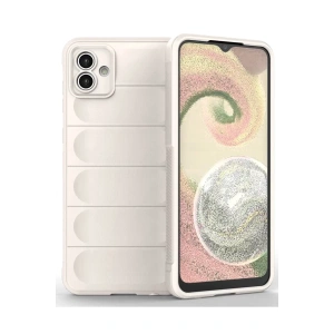 Samsung Galaxy A04 Kılıf Optimum Silikon - Krem