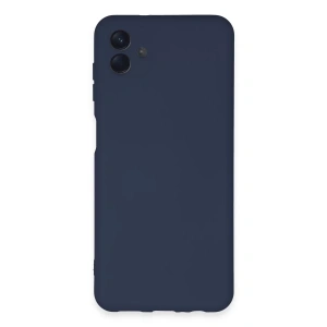 Samsung Galaxy A04E Kılıf Nano içi Kadife Silikon - Lacivert