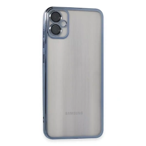 Samsung Galaxy A05 Kılıf Lensli Silikon - Lacivert