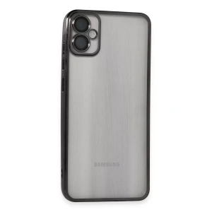 Samsung Galaxy A05 Kılıf Lensli Silikon - Siyah