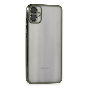 Samsung Galaxy A05 Kılıf Lensli Silikon - Yeşil