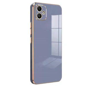 Samsung Galaxy A05 Kılıf Volet Silikon - Mavi